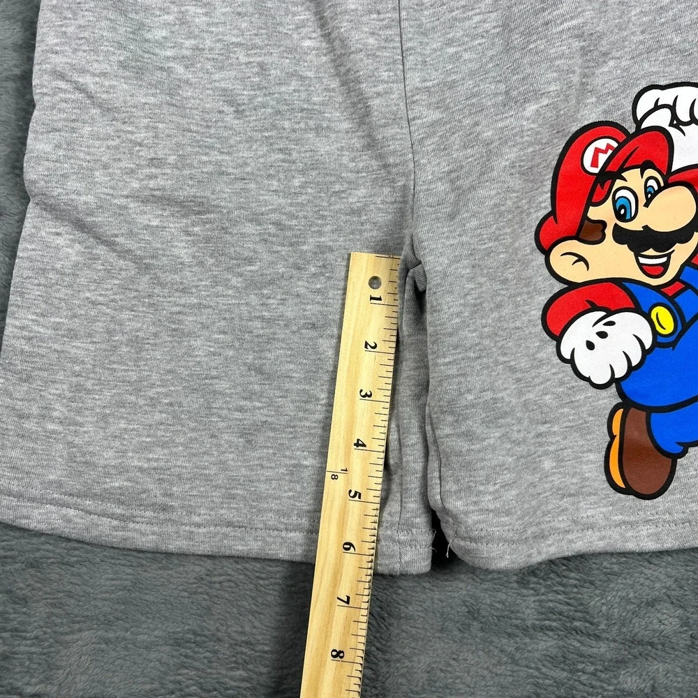 Super Mario Boys 2 Piece T-Shirt and Shorts Set Blue Gray Graphic Size 10/12